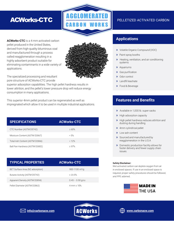 Agglomerated Carbon Works Factsheet - ACWorks-CTC